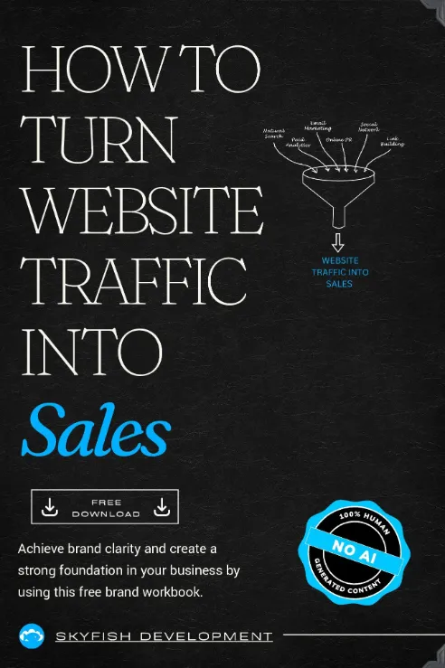 Free eBook How To Turn Website Traffic Into Sales 1